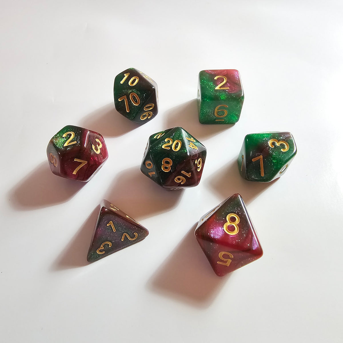 Witchwood Acrylic Dice Set