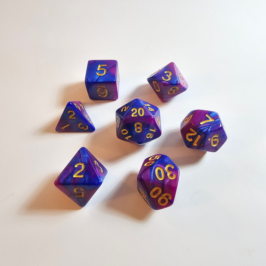 Arcane Bloom Acrylic Dice Set