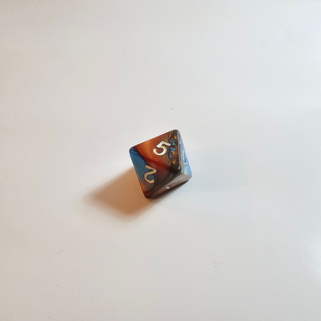 Molten Tide Acrylic Dice Set