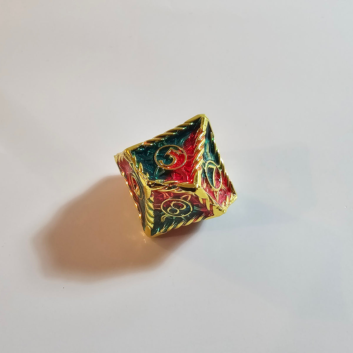 Ancient Dragon Solid Metal Dice Set
