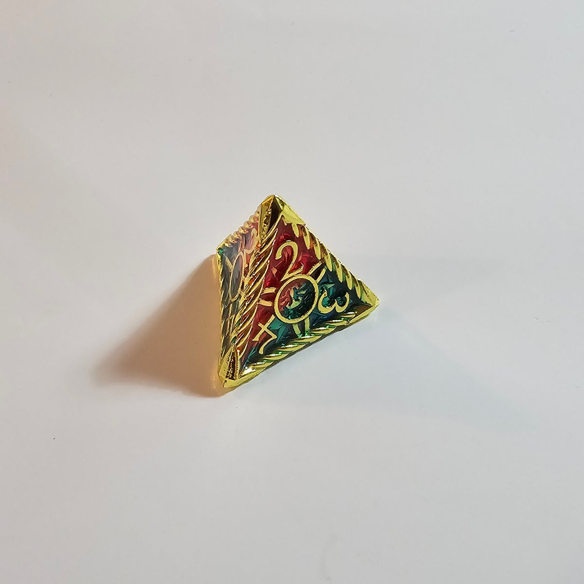 Ancient Dragon Solid Metal Dice Set
