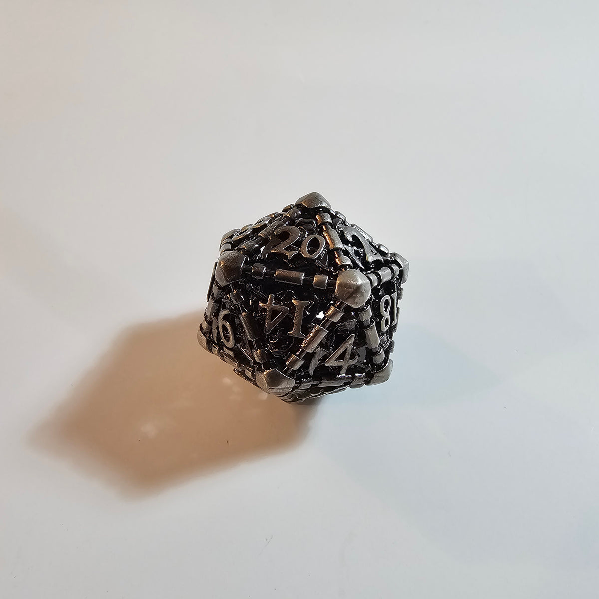 Grim Reaper Hollow Metal Dice Set