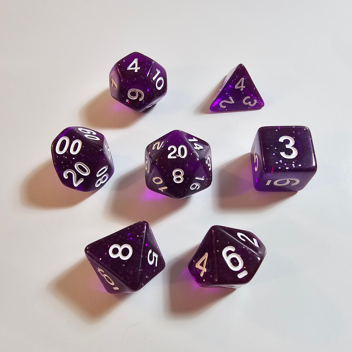 Cherry Bombshell Acrylic Dice Set