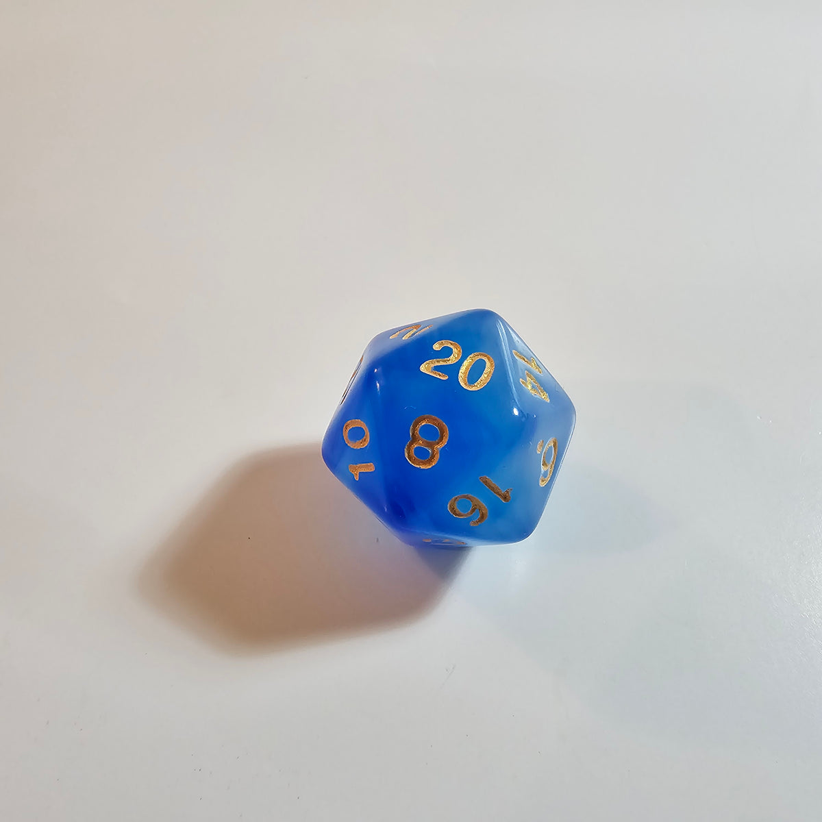 Frozen Veil Acrylic Dice Set