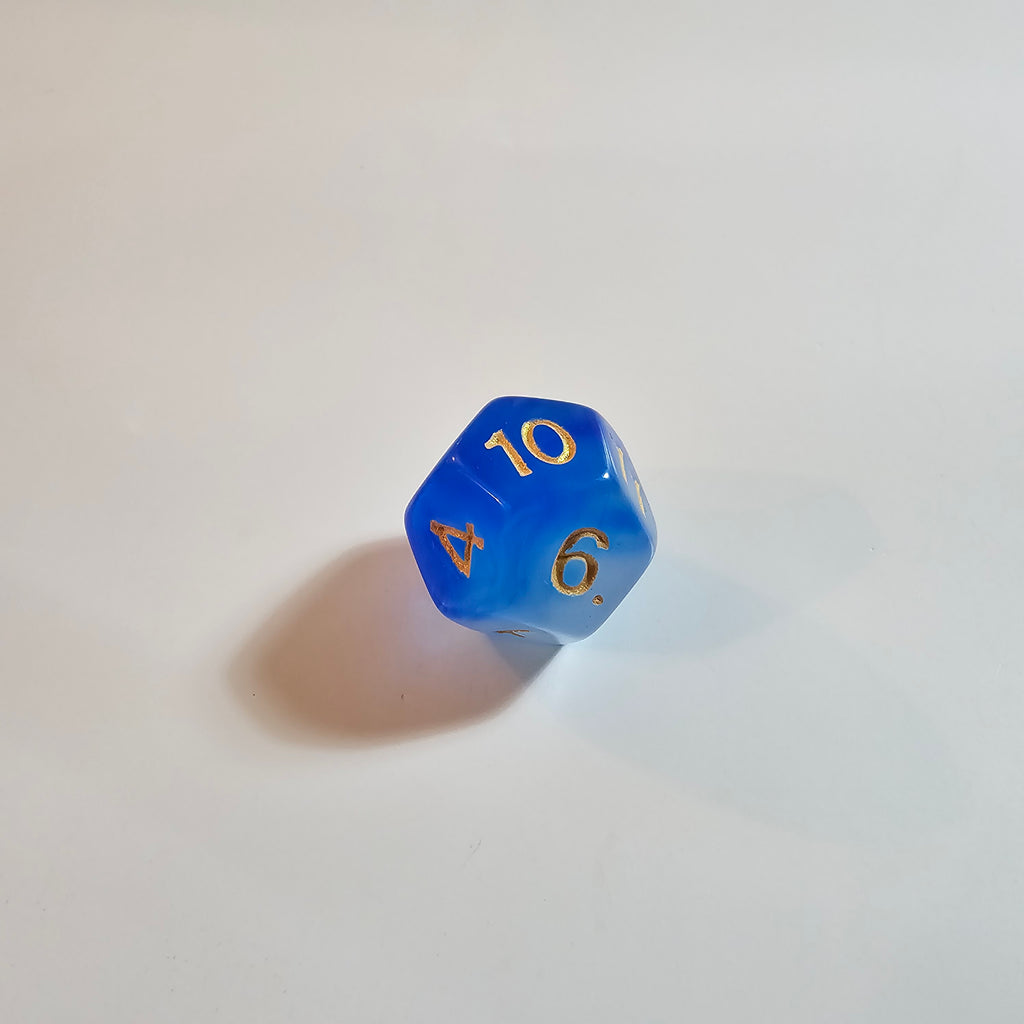 Frozen Veil Acrylic Dice Set