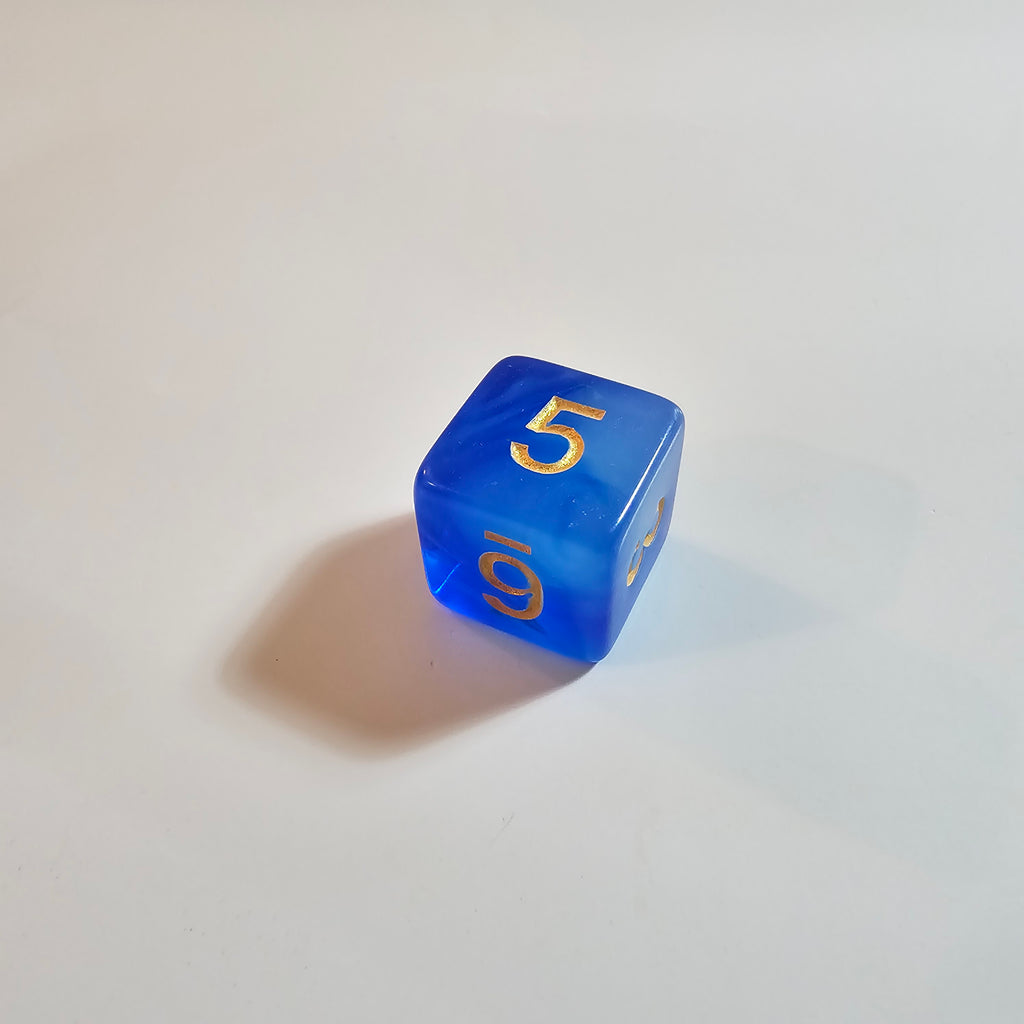 Frozen Veil Acrylic Dice Set