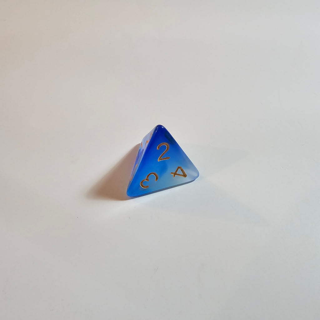 Frozen Veil Acrylic Dice Set