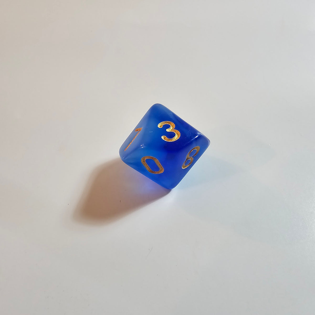 Frozen Veil Acrylic Dice Set