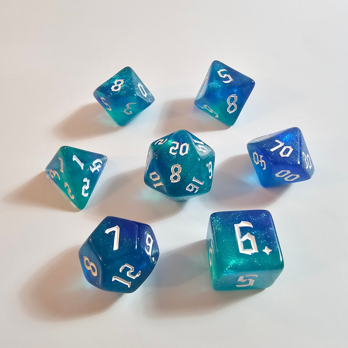 Pirate's Reef Acrylic Dice Set