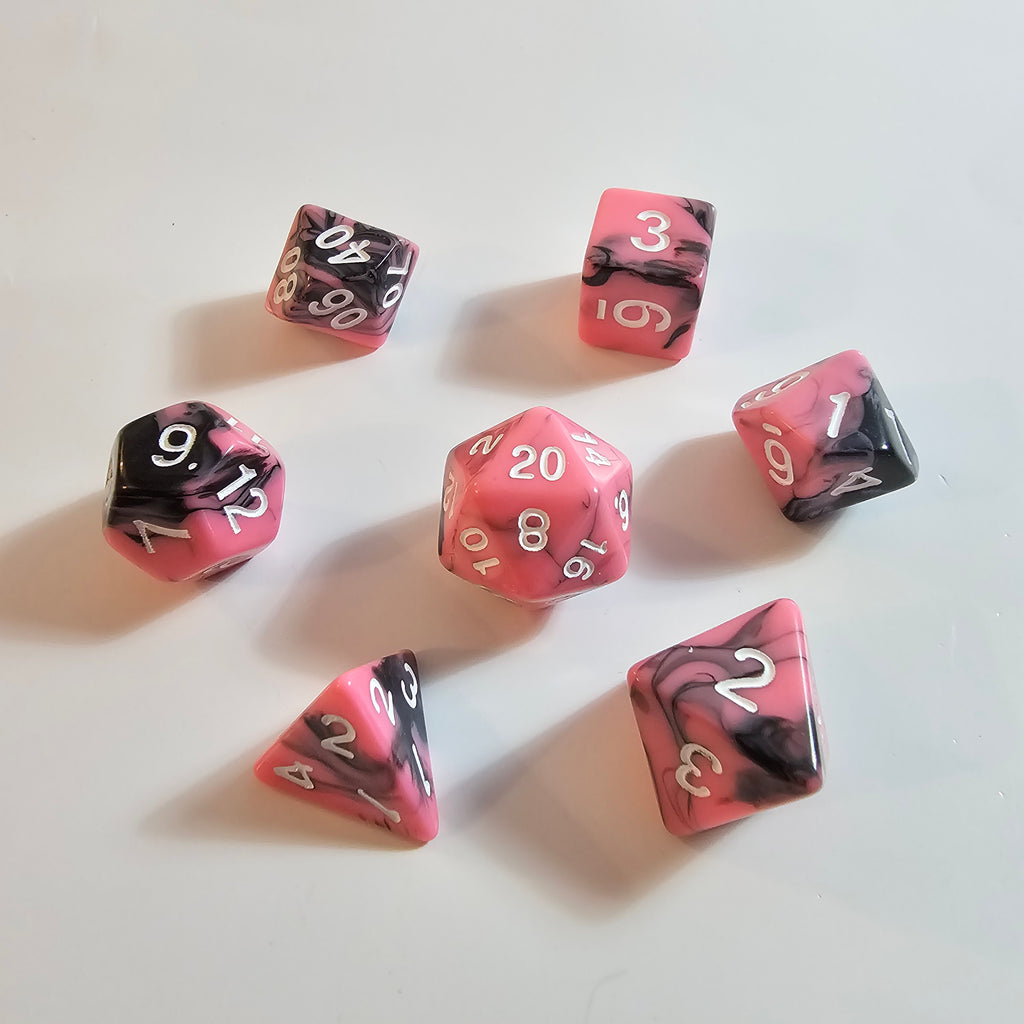 Tainted Kiss Acrylic Dice Set