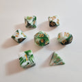 Emerald Veil Acrylic Dice Set