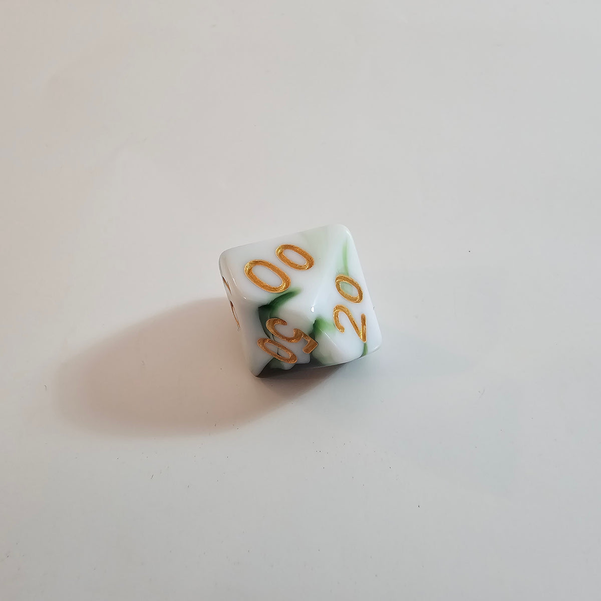 Emerald Veil Acrylic Dice Set