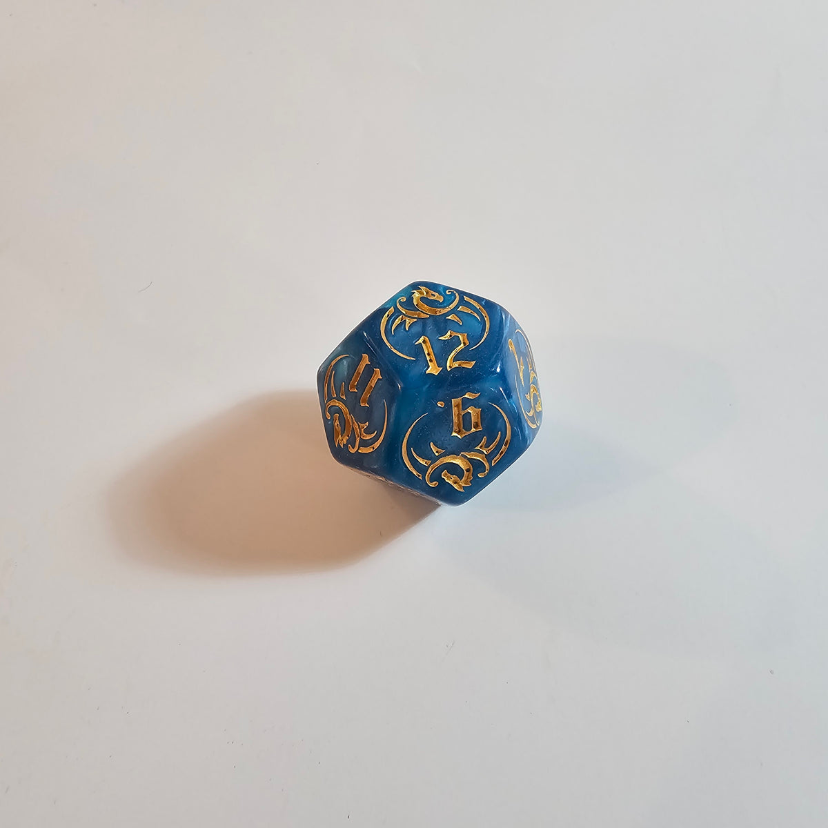 Blue Dragon Acrylic Dice Set