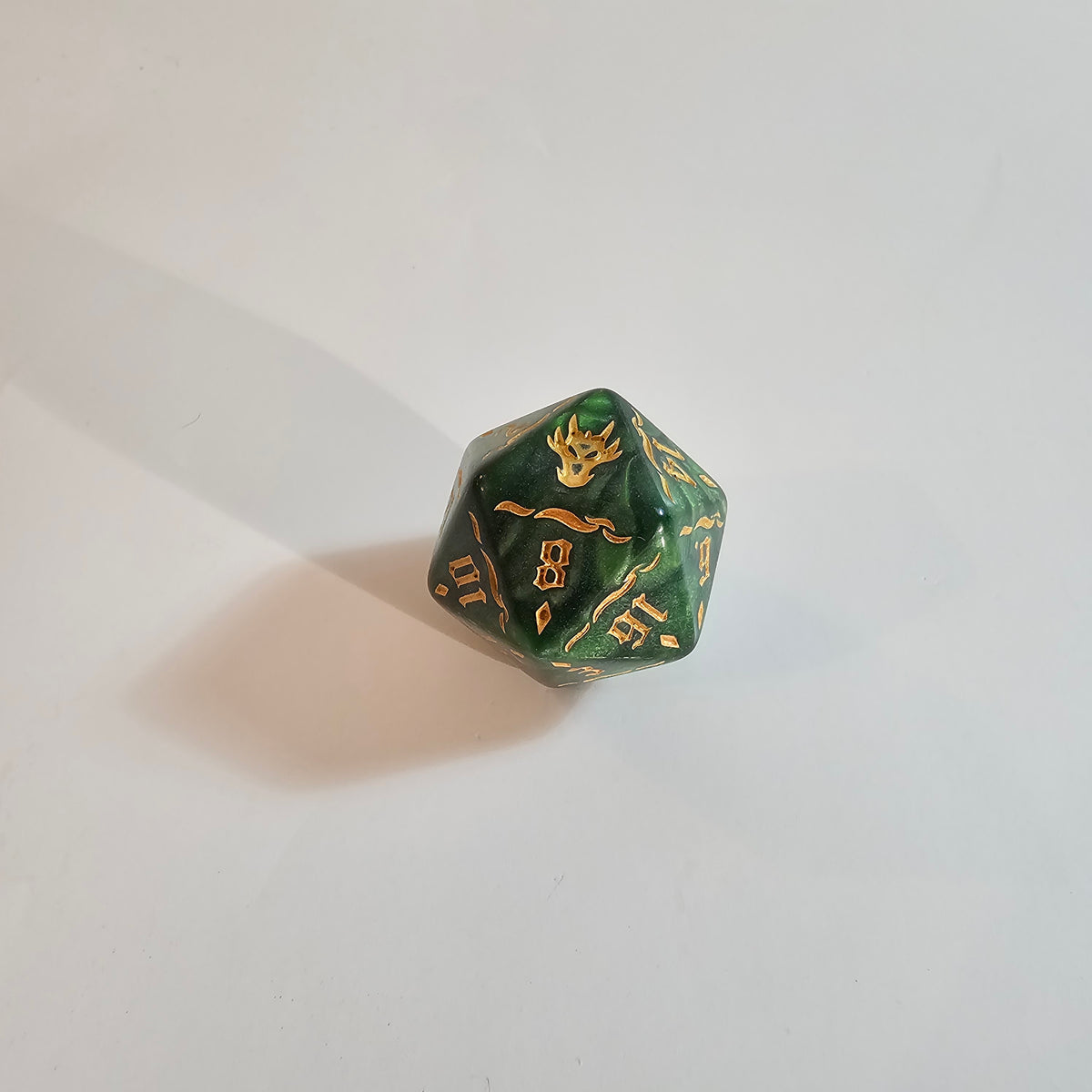 Green Dragon Acrylic Dice Set