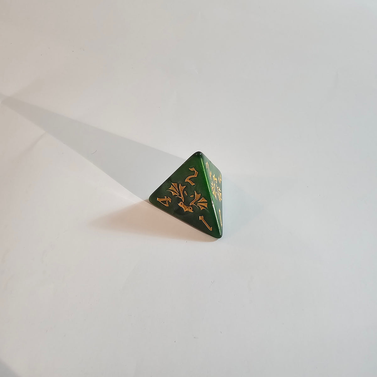Green Dragon Acrylic Dice Set