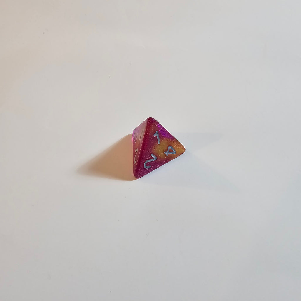 Sunfire Bloom Acrylic Dice Set