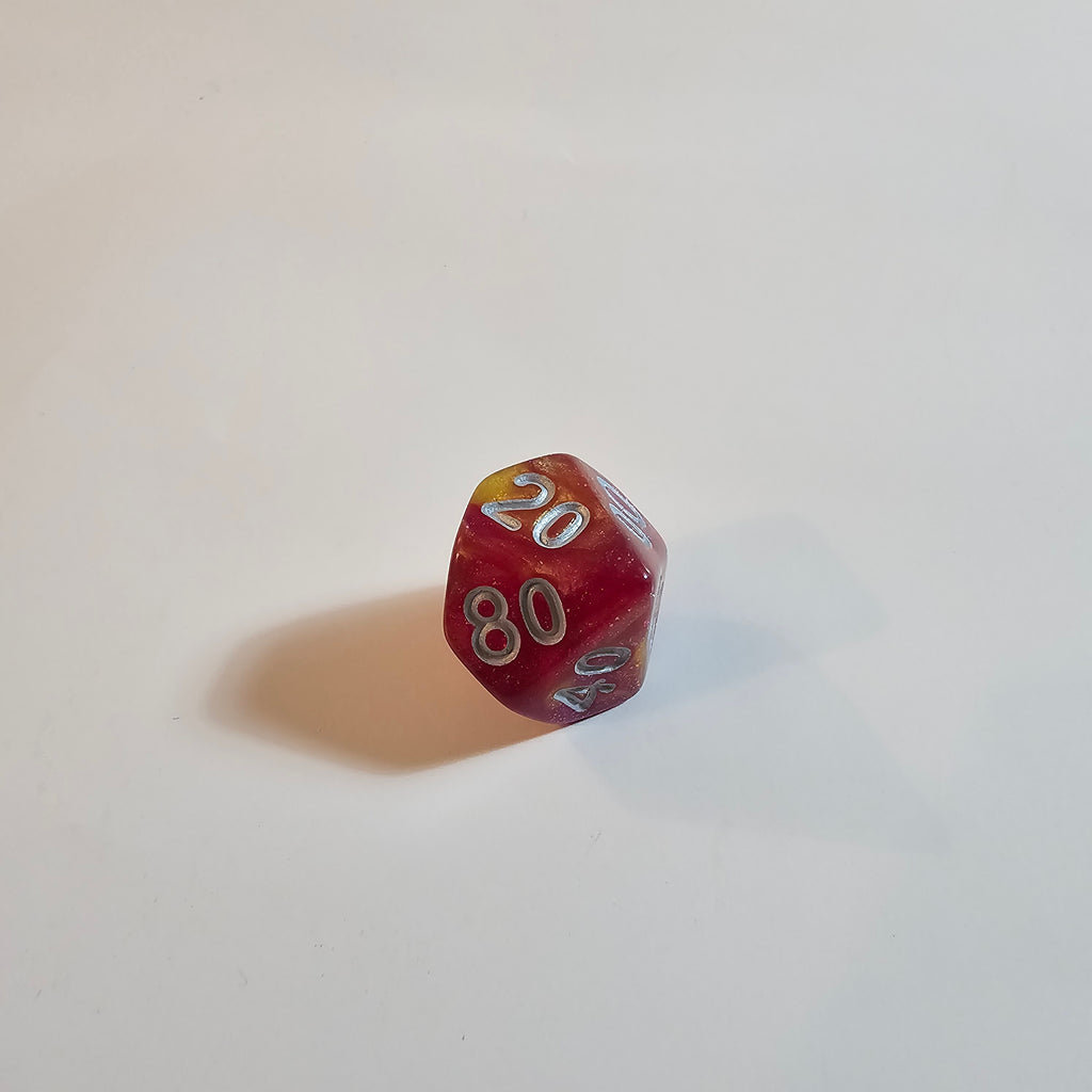 Sunfire Bloom Acrylic Dice Set