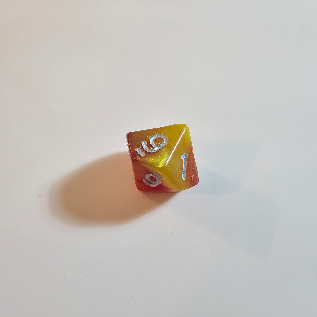 Sunfire Bloom Acrylic Dice Set