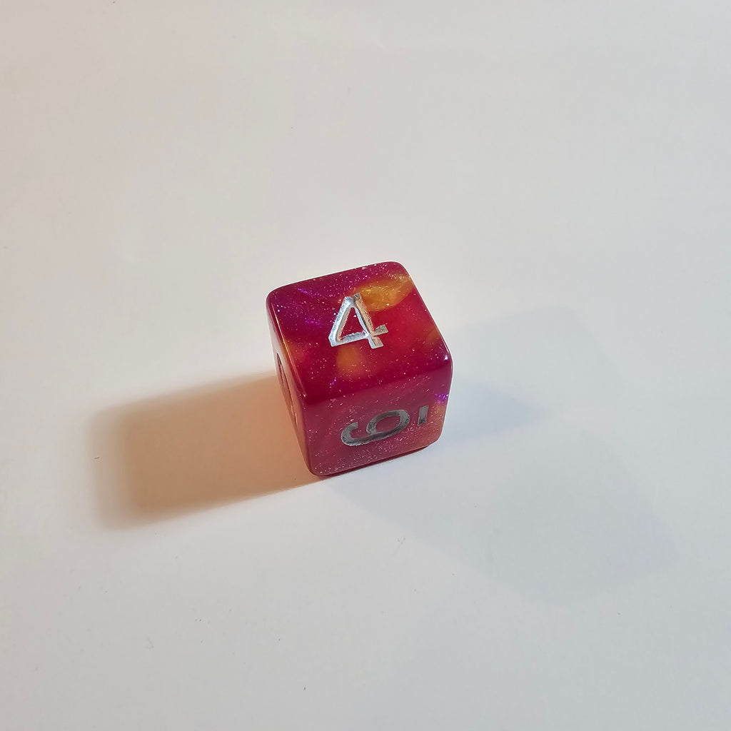 Sunfire Bloom Acrylic Dice Set