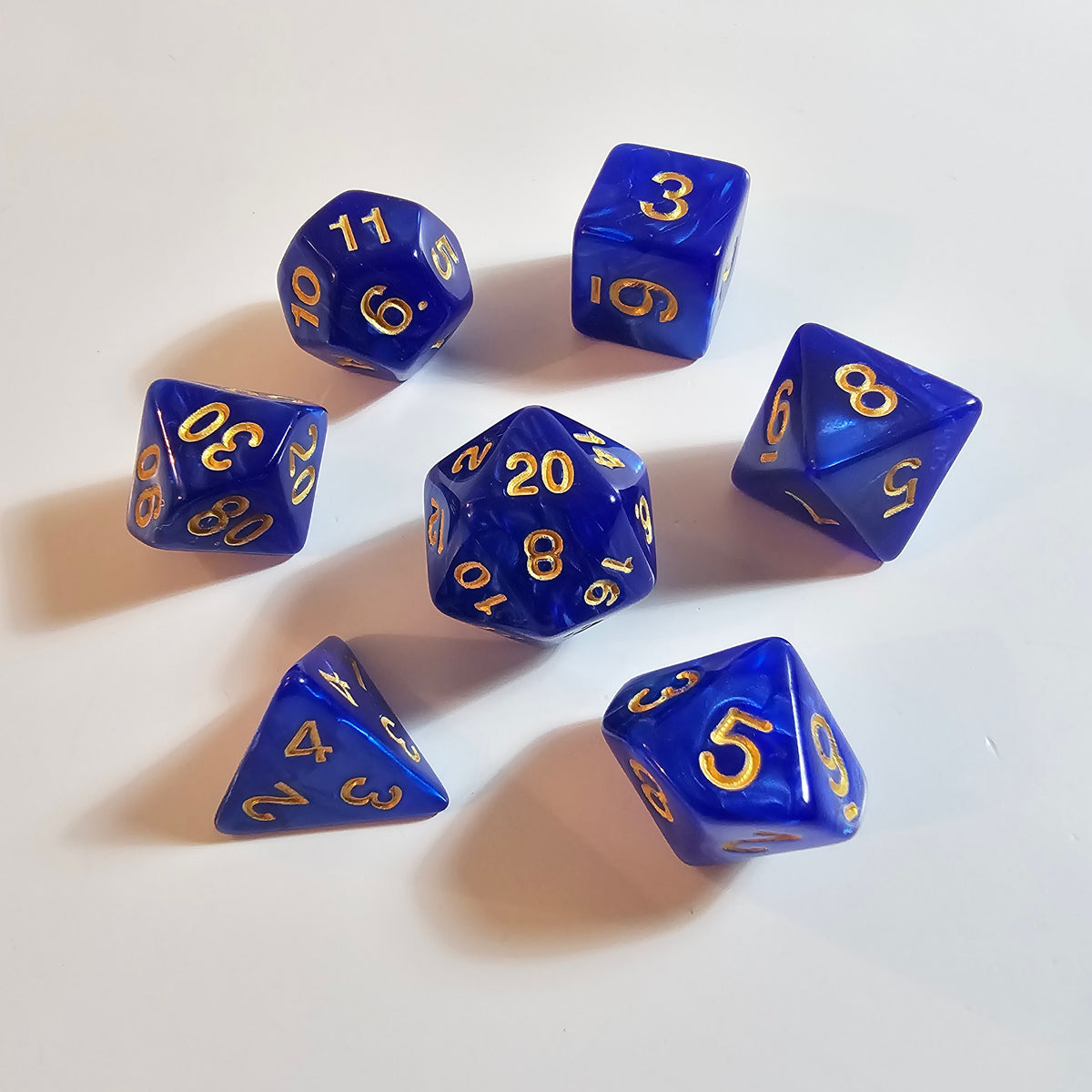 Arcane Surge Acrylic Dice Set