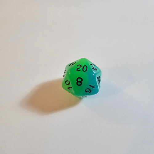 Alchemist Green Glow Acrylic Dice Set