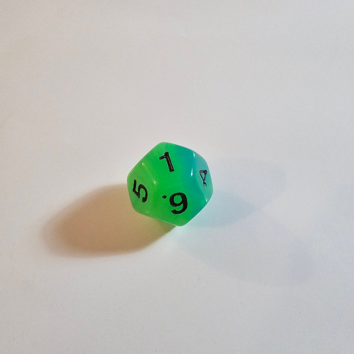 Alchemist Green Glow Acrylic Dice Set