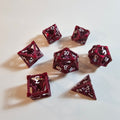 Brooding Dragon Hollow Metal Dice Set