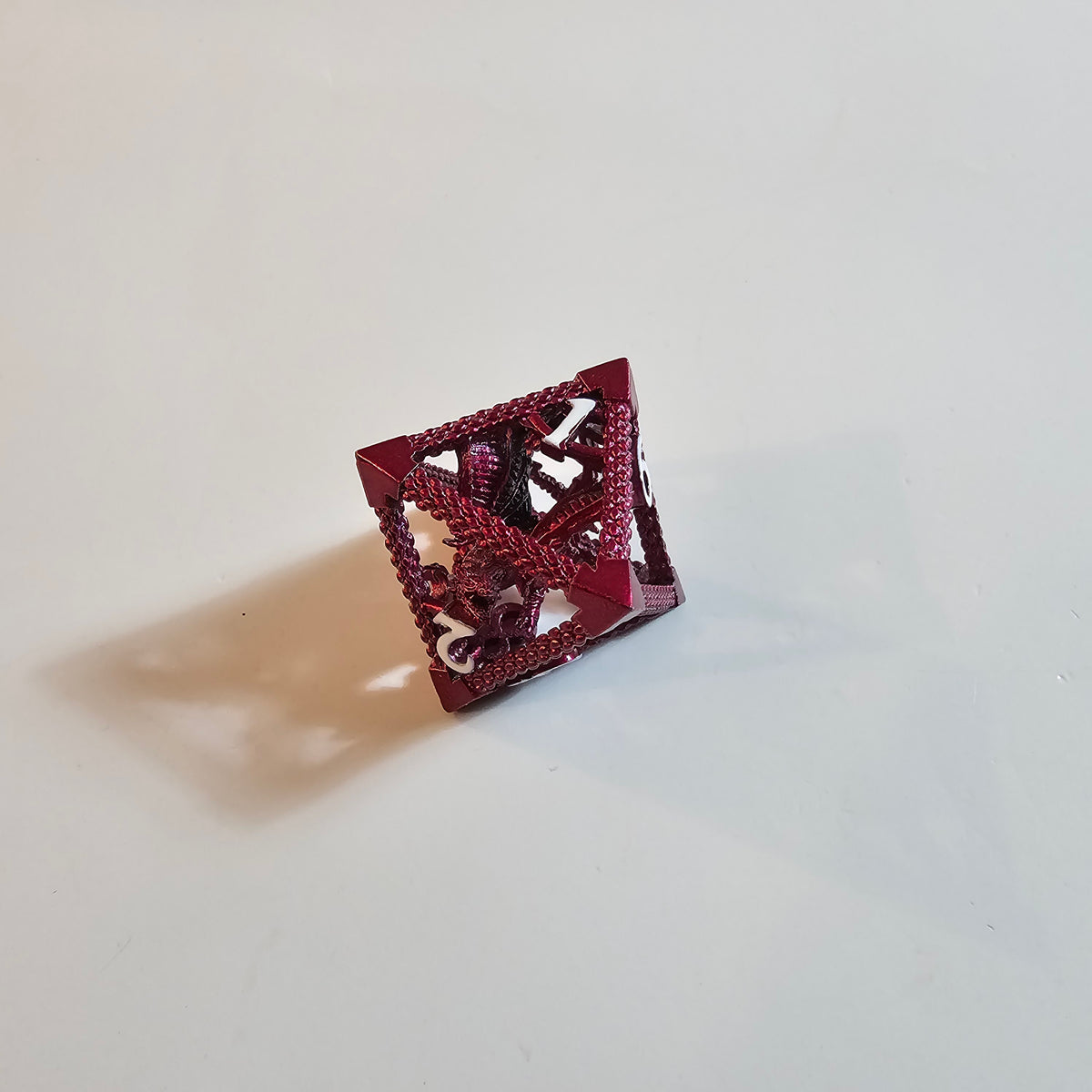 Brooding Dragon Hollow Metal Dice Set