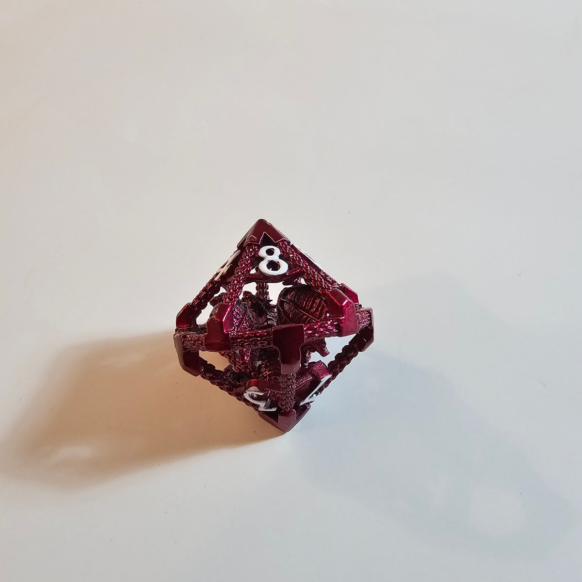Brooding Dragon Hollow Metal Dice Set