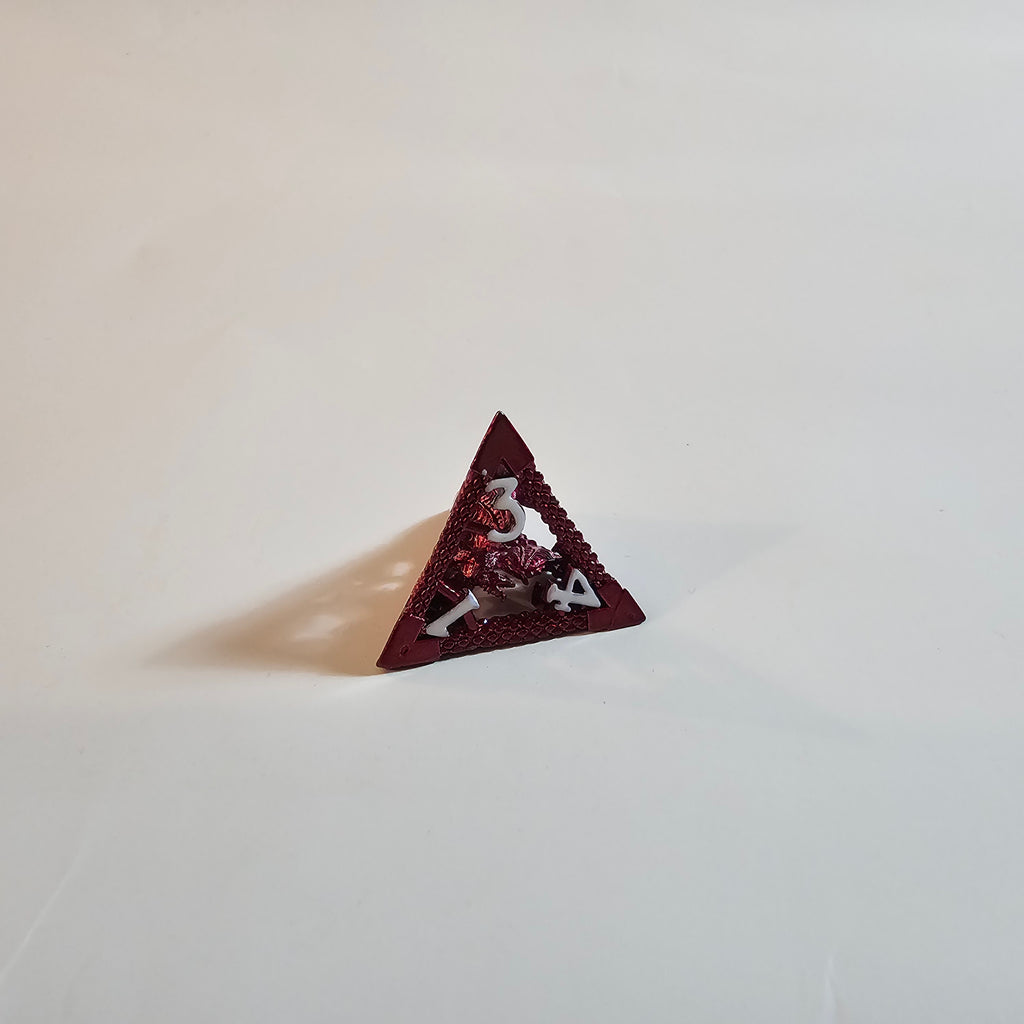 Brooding Dragon Hollow Metal Dice Set