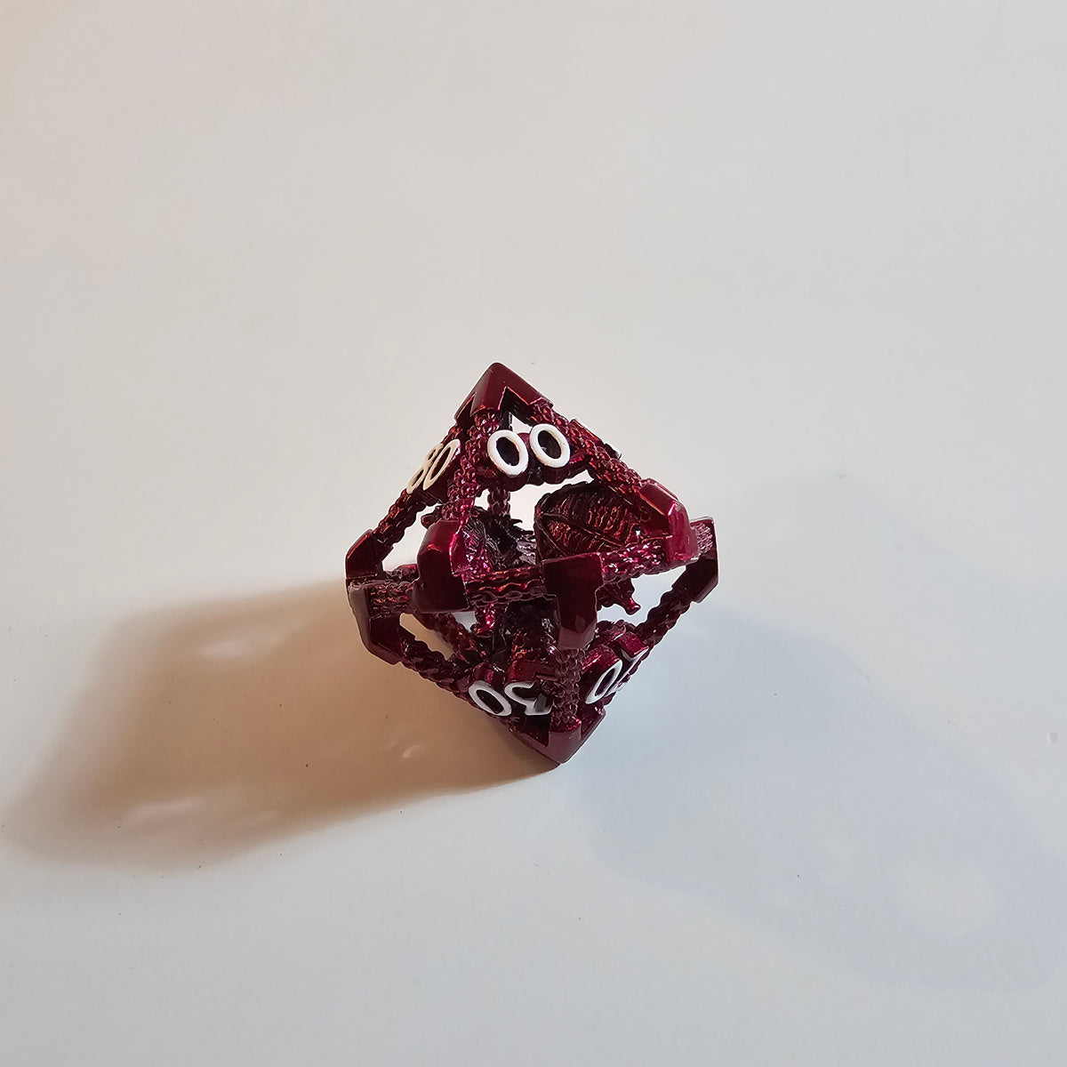 Brooding Dragon Hollow Metal Dice Set