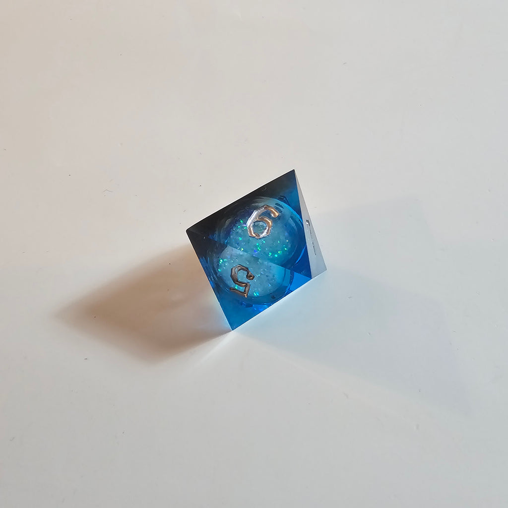 Ocean’s Secret Liquid Core Resin Dice Set