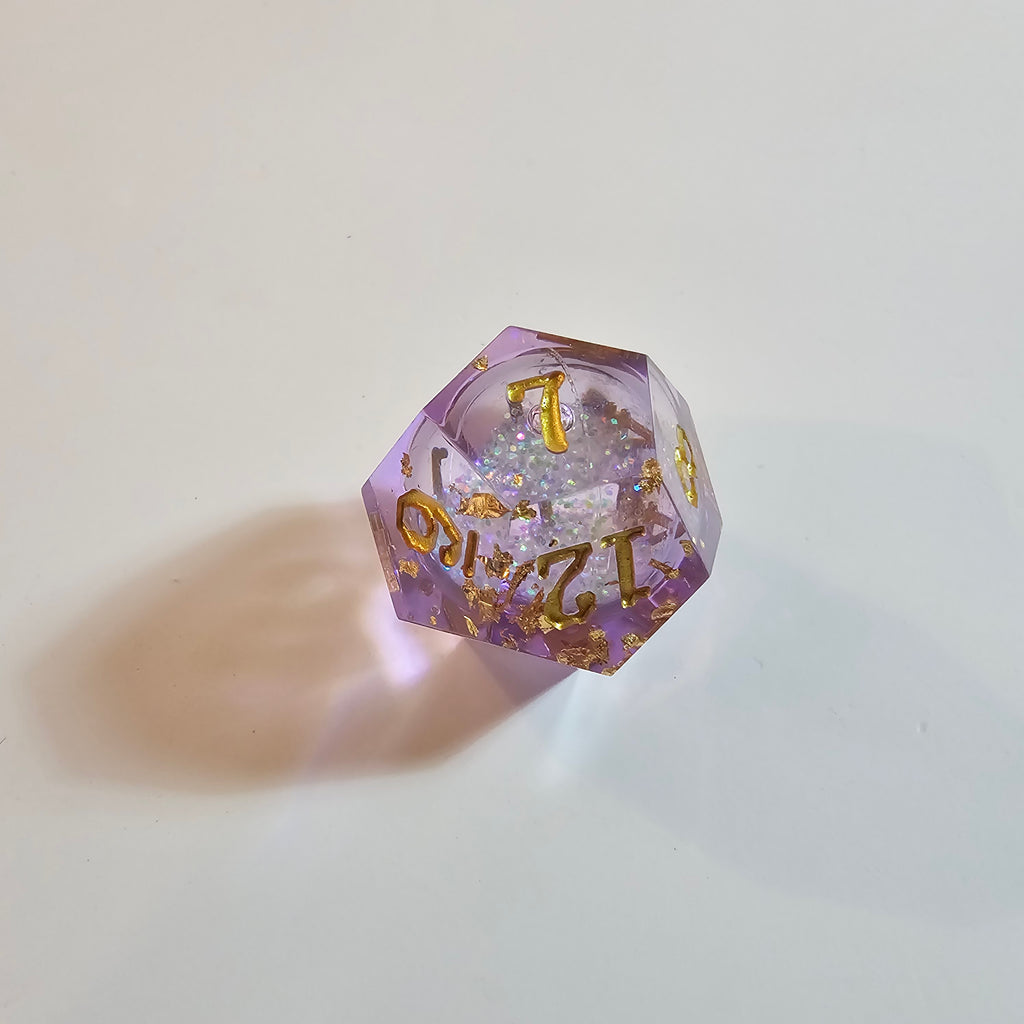 Astral Drift Liquid Core Resin Dice Set
