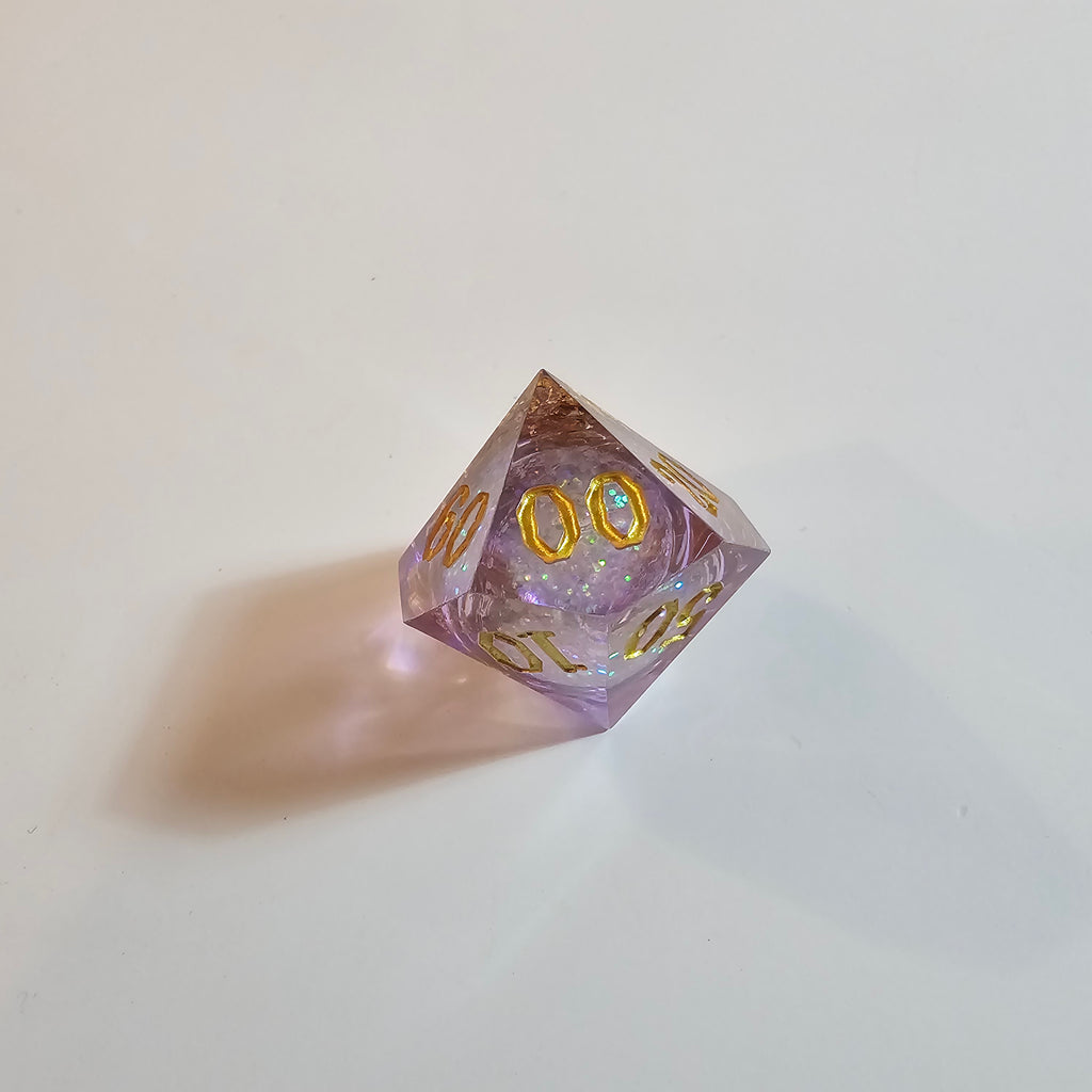 Astral Drift Liquid Core Resin Dice Set