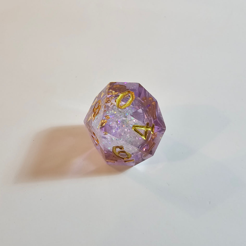Astral Drift Liquid Core Resin Dice Set