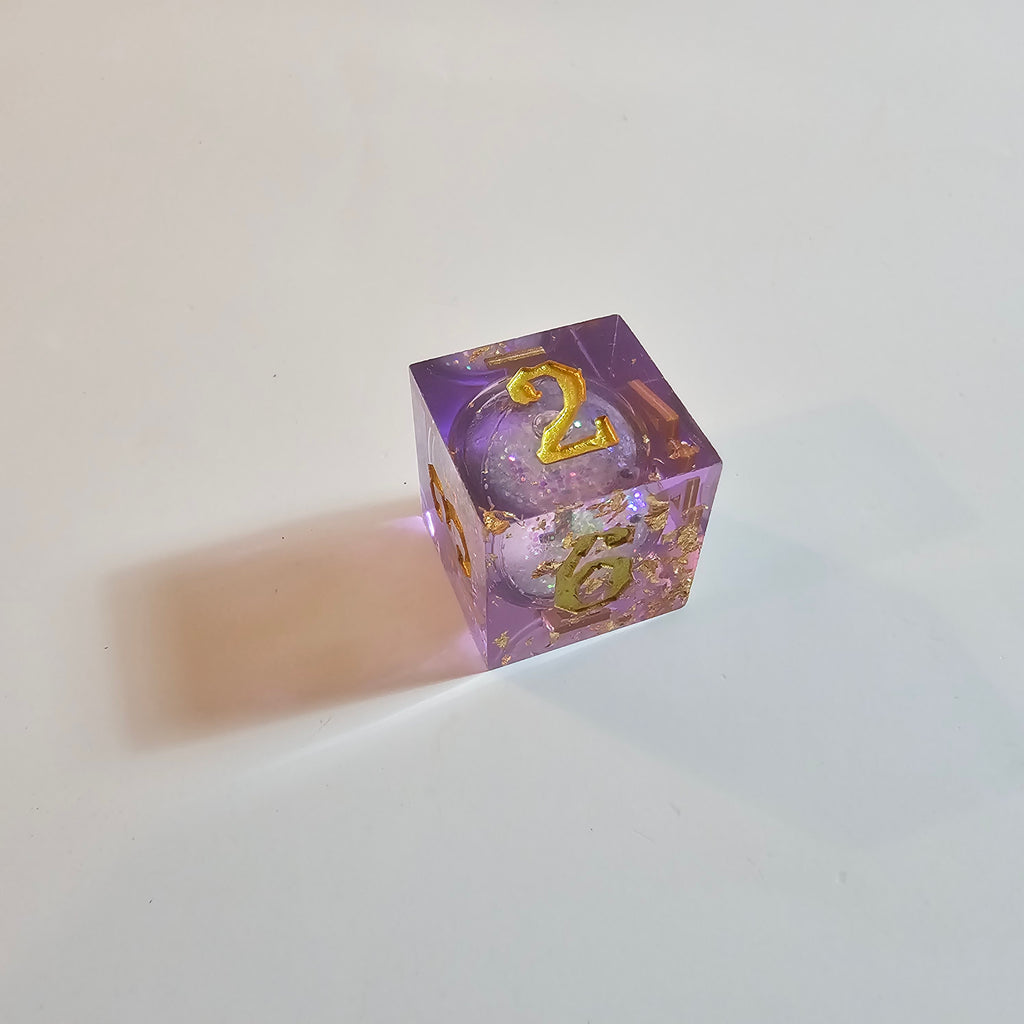 Astral Drift Liquid Core Resin Dice Set