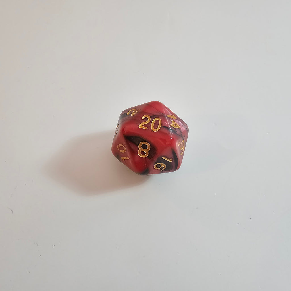 Wildfire Acrylic Dice Set