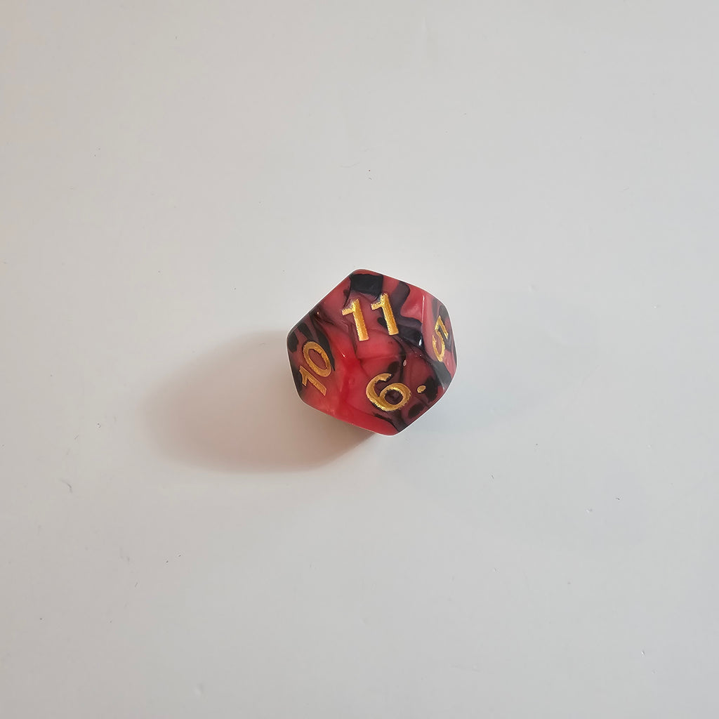 Wildfire Acrylic Dice Set