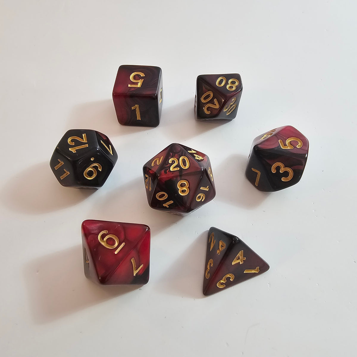 Spellrift Core Acrylic Dice Set