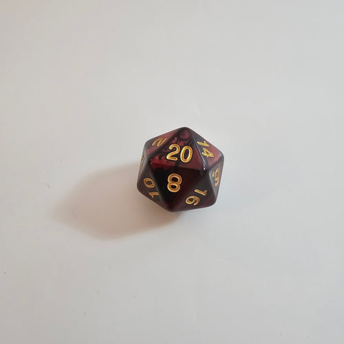 Abyssal Heart Acrylic Dice Set