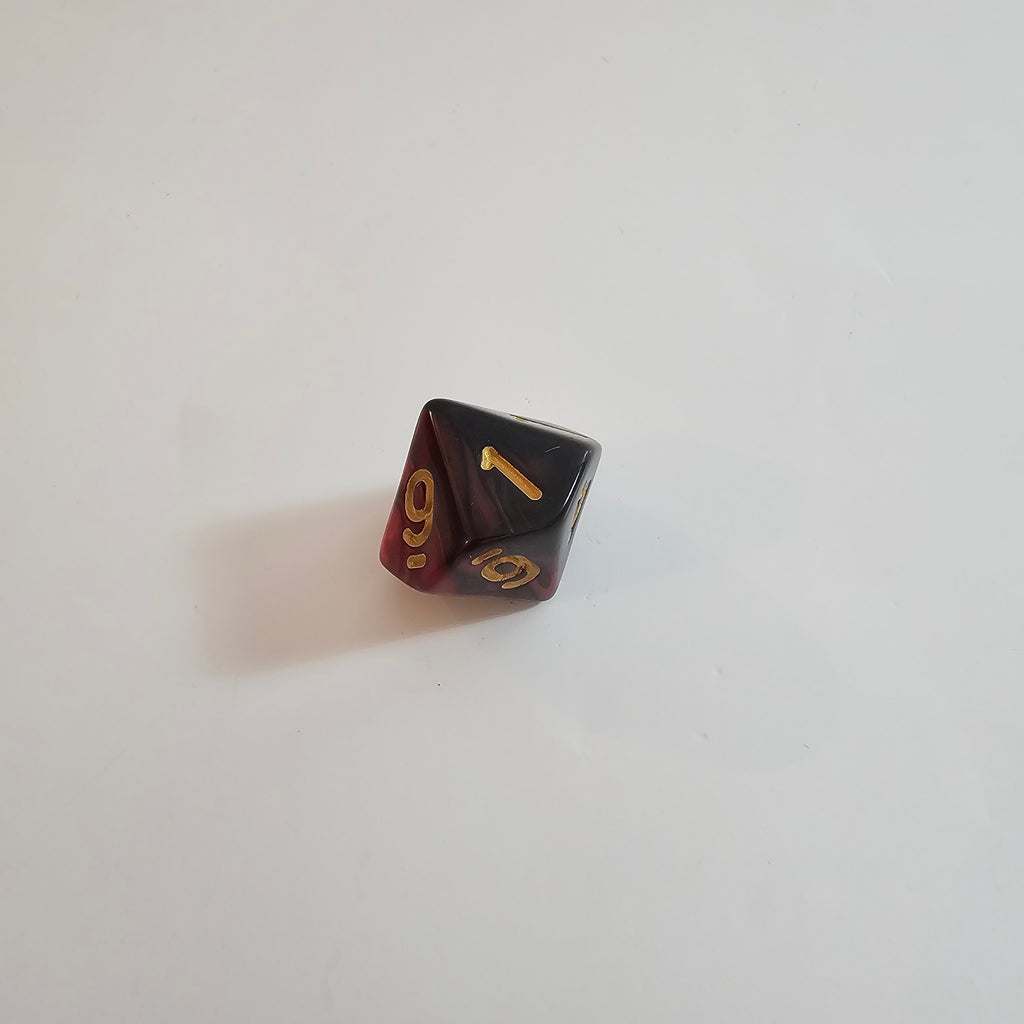 Abyssal Heart Acrylic Dice Set