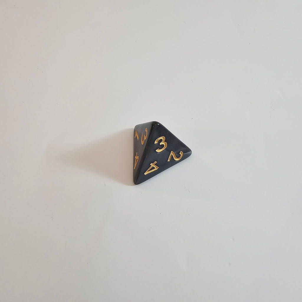Nightstone Acrylic Dice Set