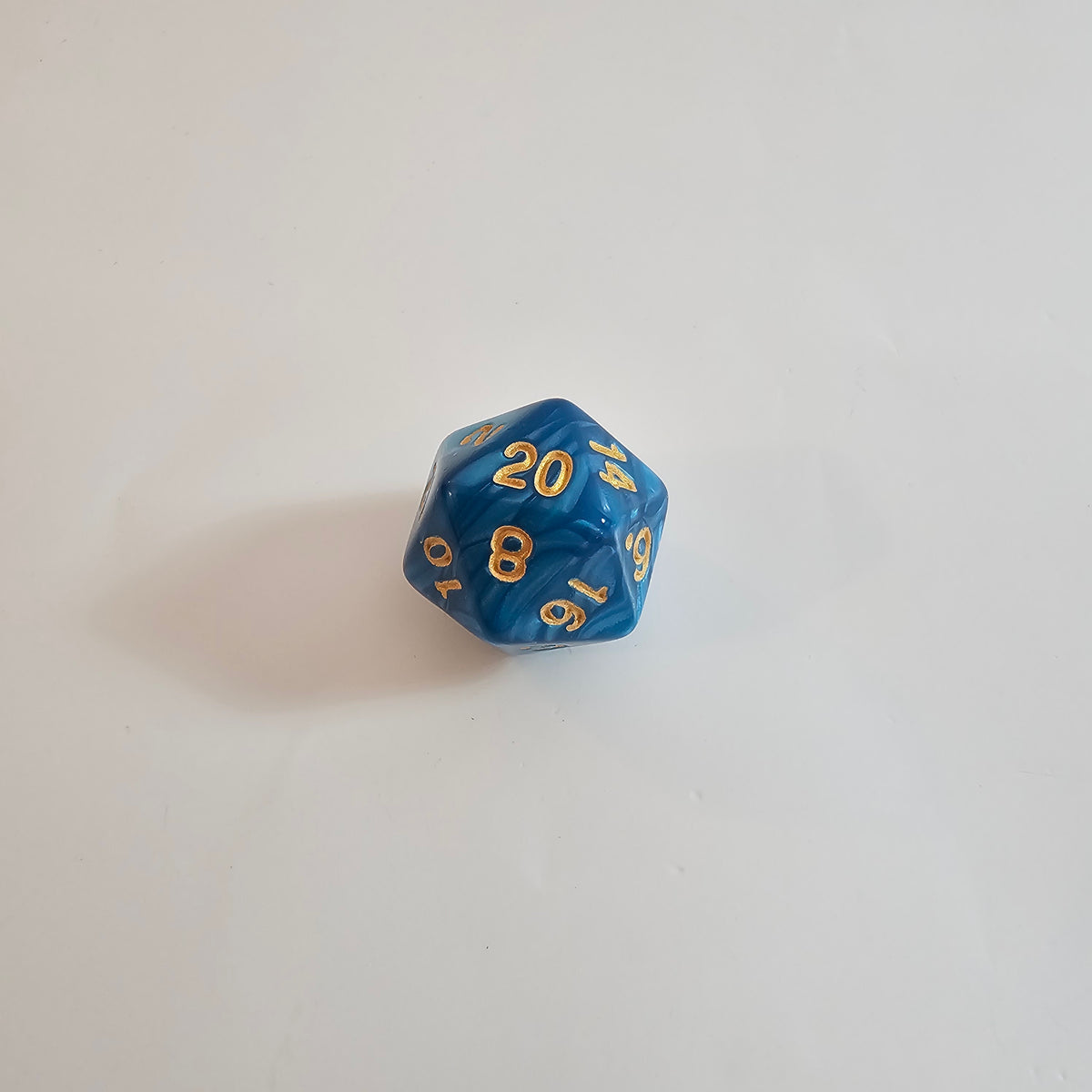 Cerulean Stream Acrylic Dice Set