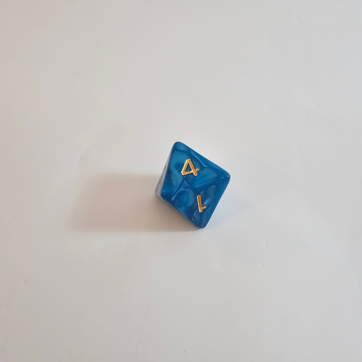 Cerulean Stream Acrylic Dice Set