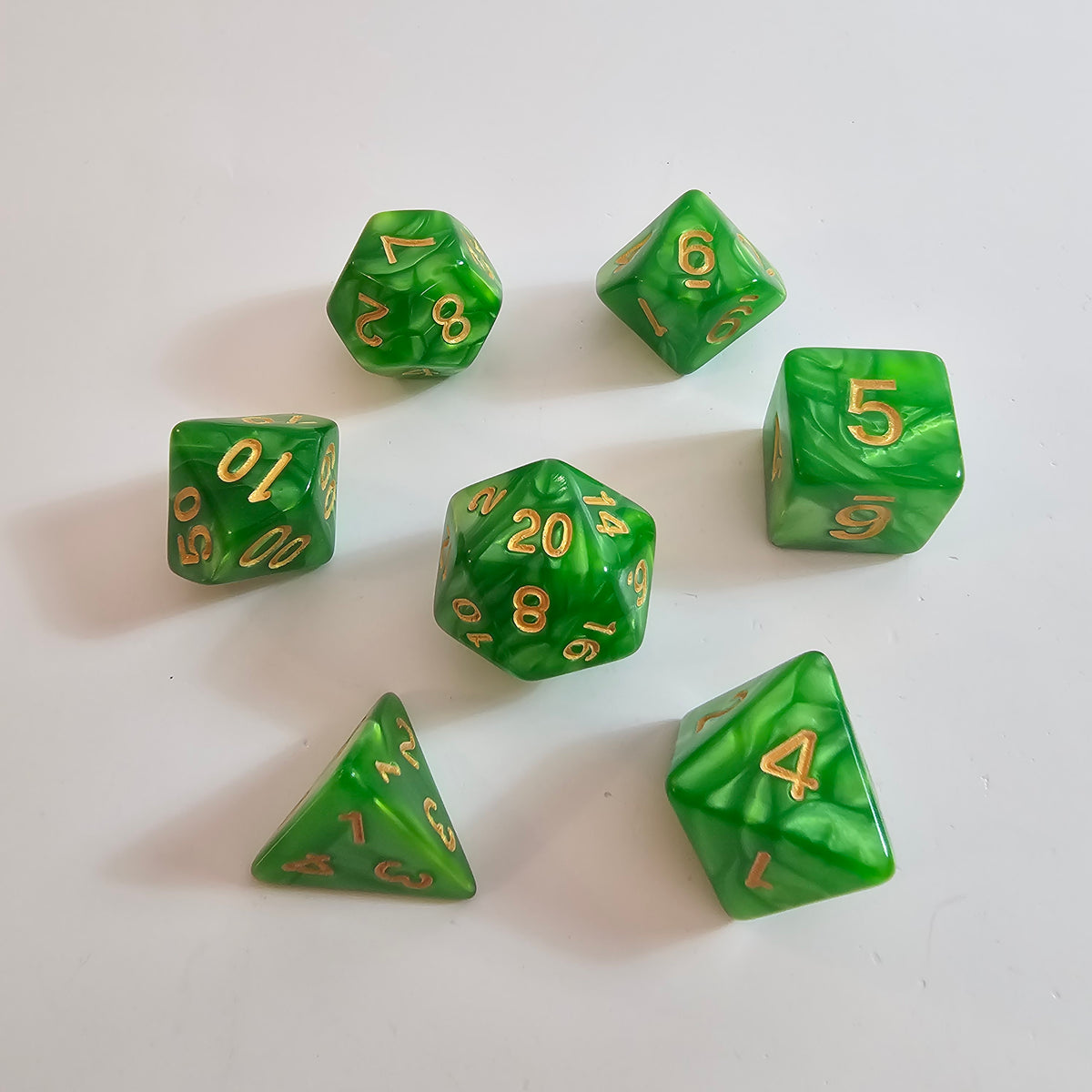 Glimmervine Acrylic Dice Set