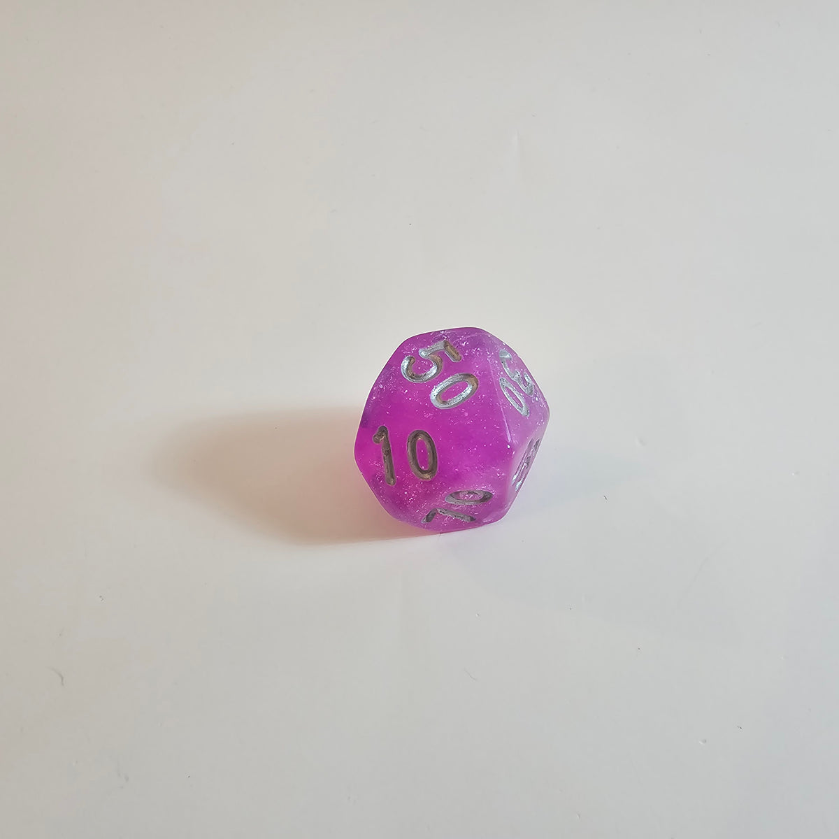 Magenta Mist Acrylic Dice Set