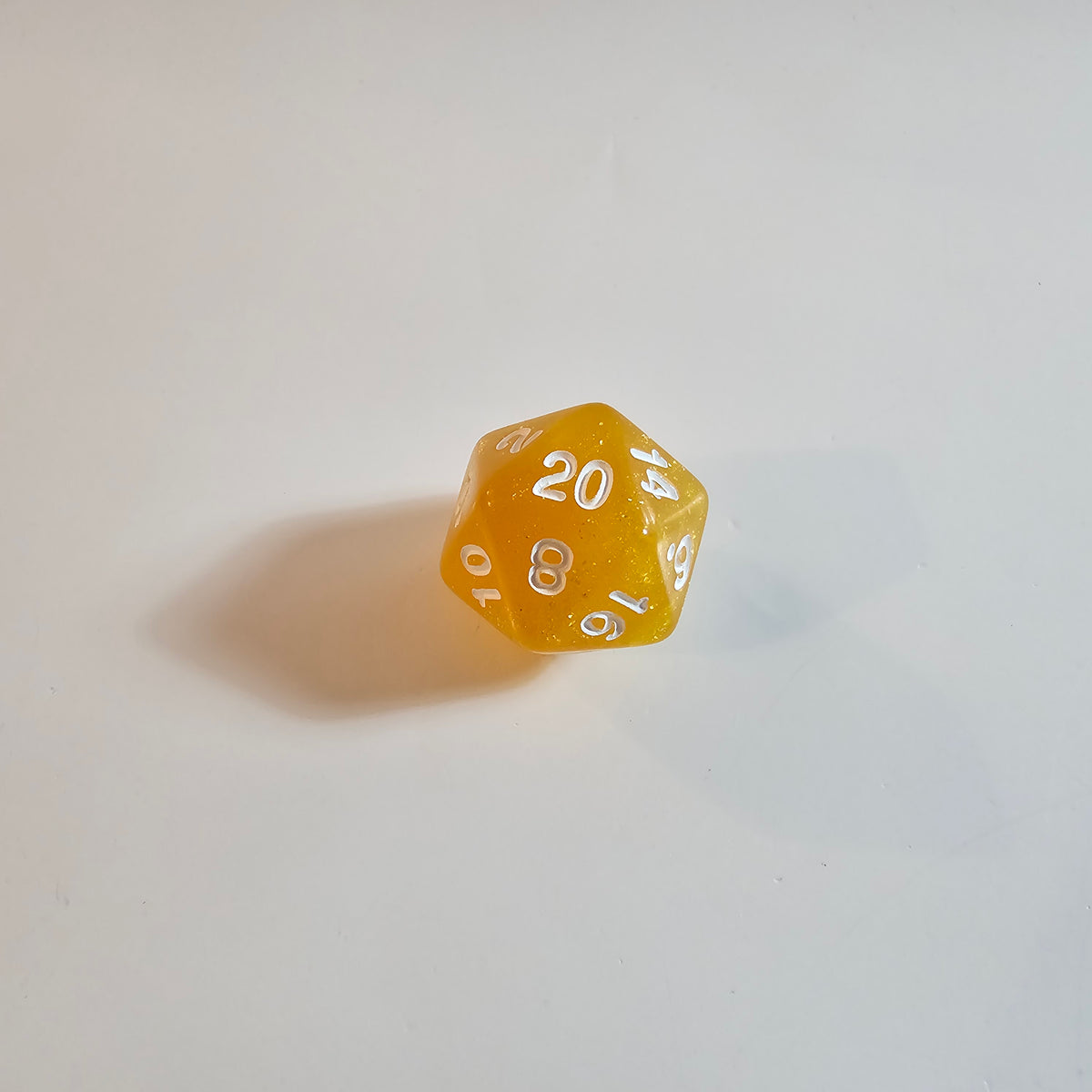 Honeygold Acrylic Dice Set