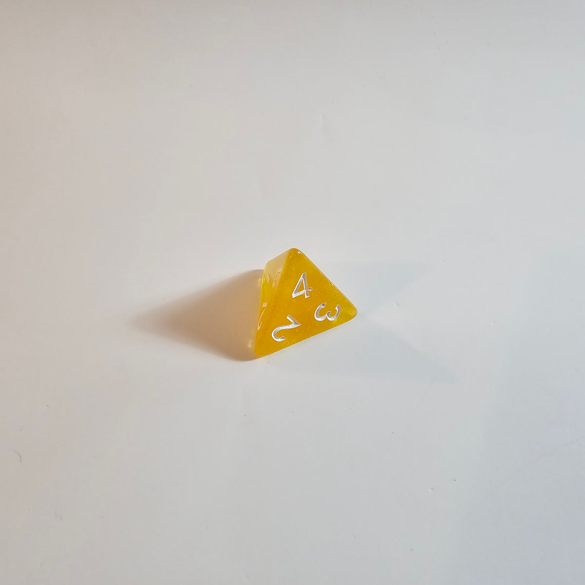 Honeygold Acrylic Dice Set