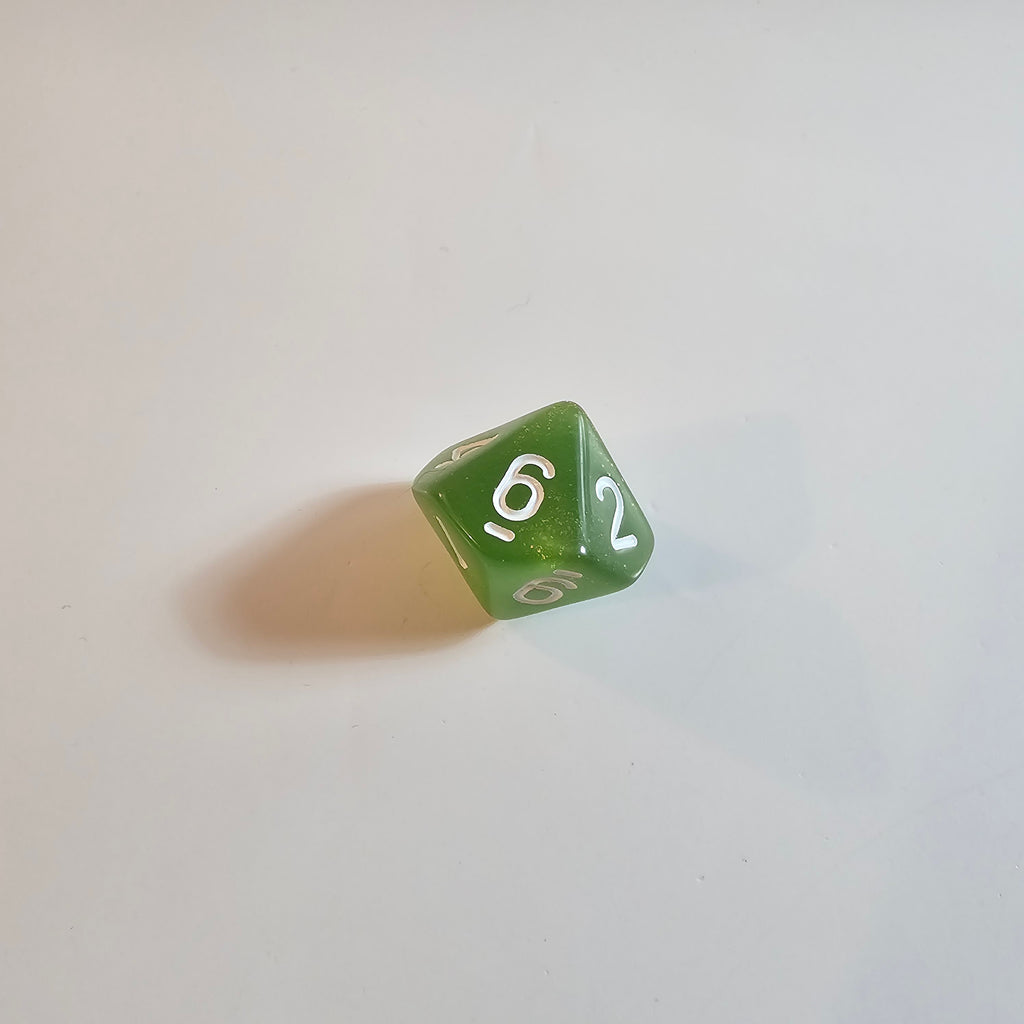 Glittermoss Acrylic Dice Set