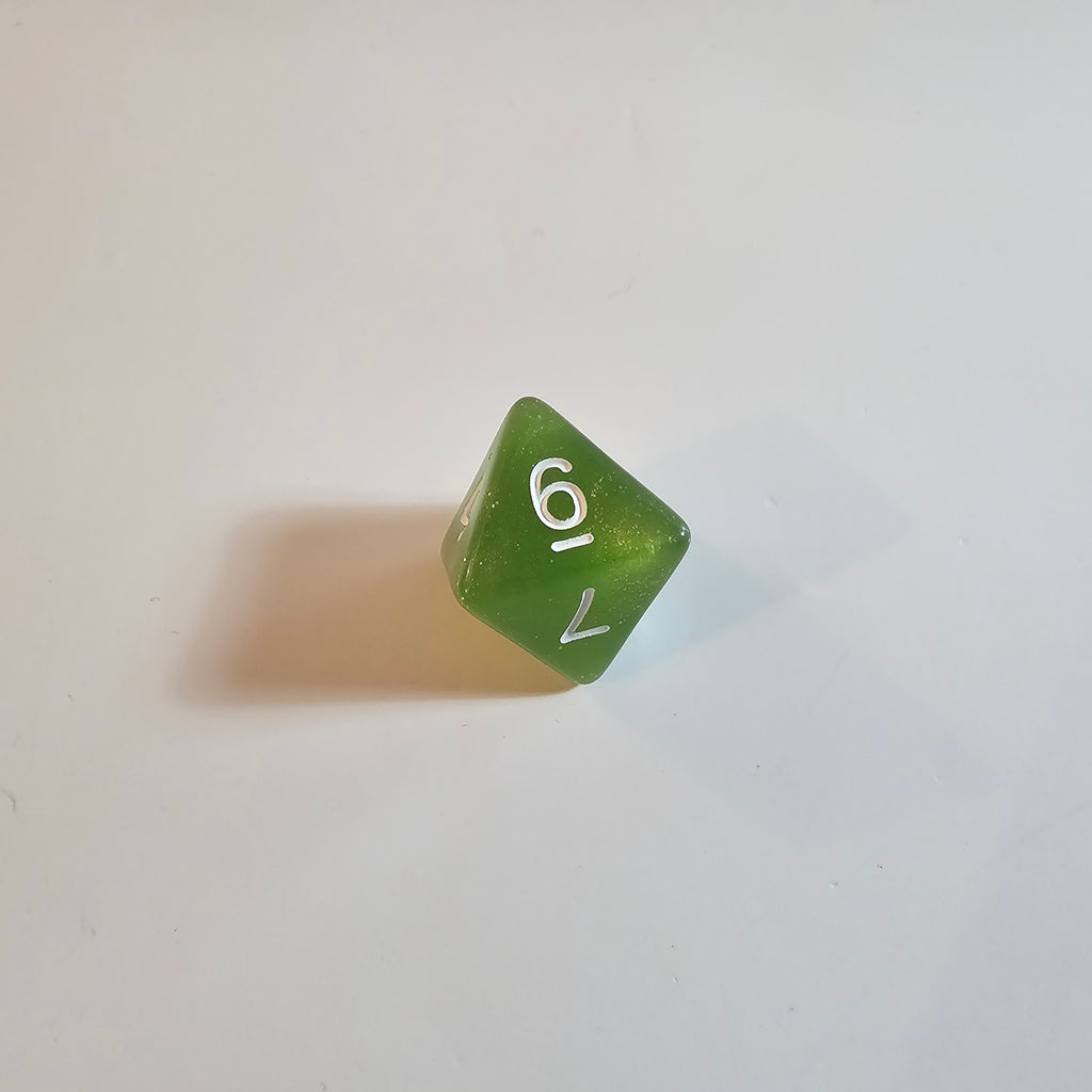 Glittermoss Acrylic Dice Set